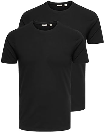 ONLY & SONS Mens Black O-Neck