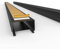 Kabelkanal Selbstklebend Pro mit Schaumklebeband, Kabelschacht 2m 30x20mm - 2x1m, Black - Schwarz
