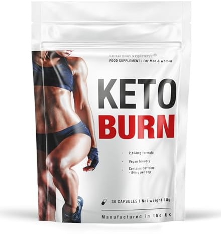 Keto Burn Strong Slimming Pills | 30 Extreme Burn Vegan Weight Loss Capsules | Diet Pills | Genuine Strongest T5 Alternative