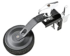 Drum Damper Mute Silencer, Plus Filz Clamp-On Tone Control Schalldämpfer Metall für Snares Drum Musikteile Schwarz