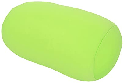 Tyenaza 30x14cm Almohadas de Microperlas, Rollo de Soporte Cervical, Mini Rollo de Cuello Redondo, para Viajar, Dormir, Darse un BañO, Masajes, Yoga y Soporte para Soporte de Columna(Verde)