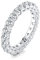 JewelryPalace 2.18ct Eternel Cubic Zirconia Bague Taille Rond Pierre Argent Massif 925 Femme, Empilable Bague Diamant Simulé Fiançailles Mariage Promise Alliance, Ensemble Bijoux Mariee