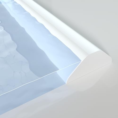 200cm Schwallschutzleiste Dusche Silikon Wasserstopper Selbstklebend,Wasserbarriere Schwallschutz Duschschwelle Spritzschutz,Begehbare Dusche Wassersperre Schwallleiste Wasserdamm für Bad Küche weiß