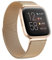 Wanme Métal Bracelet Compatible pour Fitbit Versa/Versa 2/Versa Lite pour Femme Homme, Acier Inoxydable Réglable, Bracelets de Remplacement avec Fitbit Versa 2/Versa/Versa Lite