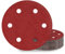 KONGMING Schleifpapier 225mm Klett 25 Stück 6 Loch Körnung P120 für Trockenbauschleifer Schleifgiraffe langhalsschleifer