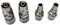 NACX SP40 + PP40 Druckluftwerkzeug Hochdruckreiniger Buchse High Flow Kupplung Stecker 12 mm OD 8 mm ID Quick Connect Fitting 2 Set