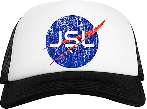 Jewish Space Laser Logo Weiß Schwarz Unisex Baseball Cap White Black