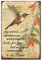 CREATCABIN Vogel-Blechschild,Vintage-Metallschild,Poster,Retro-Gemälde,Plakette,Eisenschild,Wanddekoration,Kunst,Aquarell,Wandbild,Hängeschild Für Bar,Club,Restaurant,Café,Weihnachtsdekoration,30x20cm