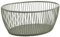 APS 30472 Korb -SVART- in smoke green 20 x 15 cm, Höhe 8 cm