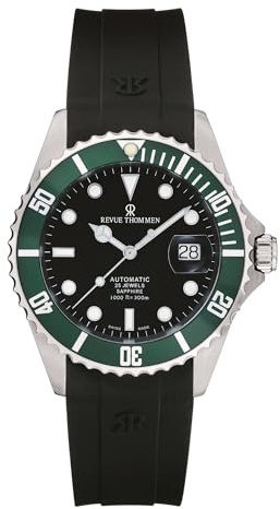 Revue Thommen Herren Armbanduhr Automatic 42 mm Armband Silikon 17571.2834
