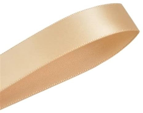XPJYUA Geschenkband 25 Yards/Rolle Doppelseitiges Satinband Einfarbige Bänder for handgefertigte Bastelgeschenke Hochzeitsdekoration(Raw Silk,38mm)