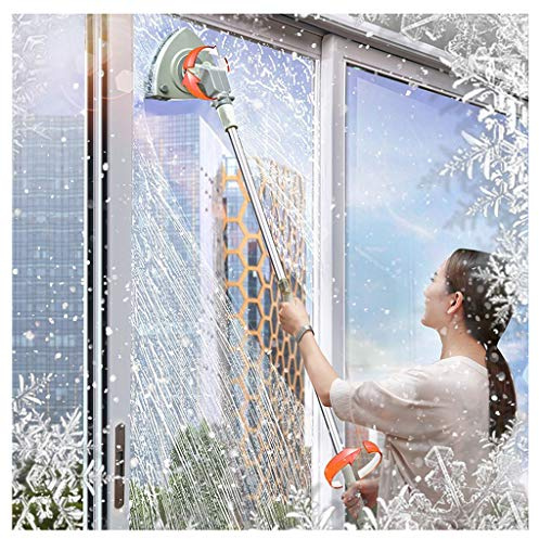 Window Cleaner Tool, Double-Side Magnetic Glass Cleaner for Glass Windows & Doors Car Window Cleaner Adjustable Magnetic 15-35Mm,B with retractable rod