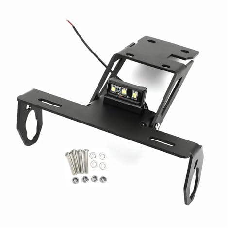 SJATPX Für Kawasaki Für Ninja 650 Für EX650 Für Z650 Für ER650 2017-2023 Motorradzubehör Kennzeichenrahmen Hintere Halterung Kurzes Heck Motorrad Kennzeichenhalter