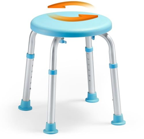 OasisSpace 360 Degree Rotating Shower Chair Shower Stool