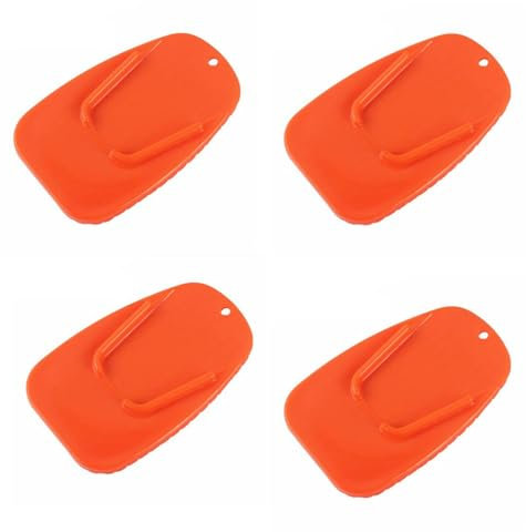 Montesy 4 x Anti-Rutsch-Pads für Motorradständer, für Winter, Schnee, rutschige Straße, Stützplatte