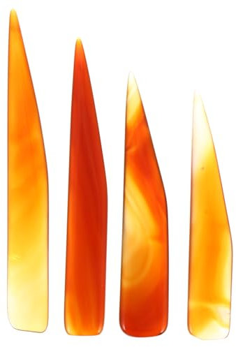 BELLIFFY 4 Stück Schmuck Polierer Handpolierwerkzeug Edelsteinpolierer Polierer Für Gold- Und Silberschmuck Polieren Mit Natürlichem Edelstein Polier- Schmuckzubehör Oberflächenreparatur