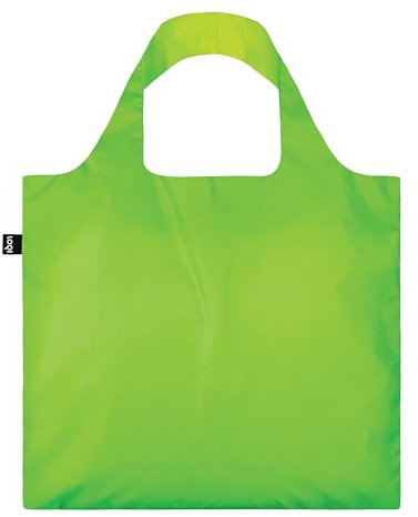 LOQI Recycelte Tasche, Neongrün, Neon, Modern, Neon, L, Zeitgenössisch
