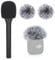 YOUSHARES Interview Handle for DJI Mic Mini - Microphone Wind Muff with Interview GO Handheld Adapter Compatible with DJI Mini Mic for Vlog, Streaming, Podcast