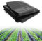 Heavy Duty Polythene Sheeting, 2M X 3M Extra Thick Plastic Sheeting, 125Mu/500G Thickened Garden Grow Polythene Cover Sheets for Gardening Insulation Building Rubble Protection(Black)