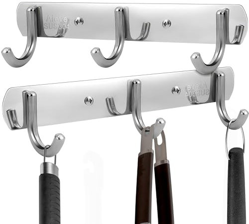 TidyFriend Grillhaken für Utensilien, 2 Stück, robuster Grillutensilienhalter mit 8 Schrauben, Metall-Grillwerkzeug-Aufhänger für Char-Broil, Weber, Blackstone und Holzkohlegrills