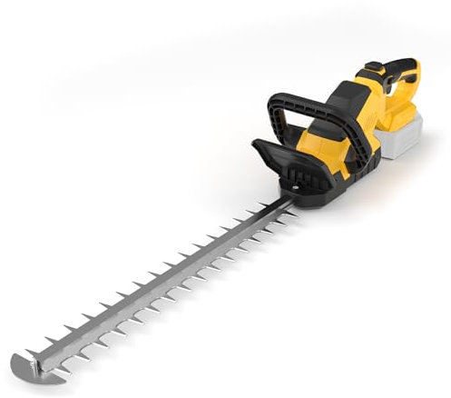 Cortasetos de Bateria Compatible con Dewalt 18 V, 20 V(sin batería) Tijeras Cortasetos a batería Eléctrico, 52 cm Longitud Hoja, Cubierta Cuchillas para Setos, Ramas, Arbustos, Ramitas