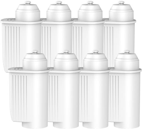 8 Stück Wasserfilter für Siemens EQ Series EQ3, EQ6, EQ9, S700, EQ900, EQ500, S500, Wasserfilter Kaffeevollautomat für Bosch TCZ7003,TCZ7033,467873, Brita Intenza 575491, NSF-zertifizierter.