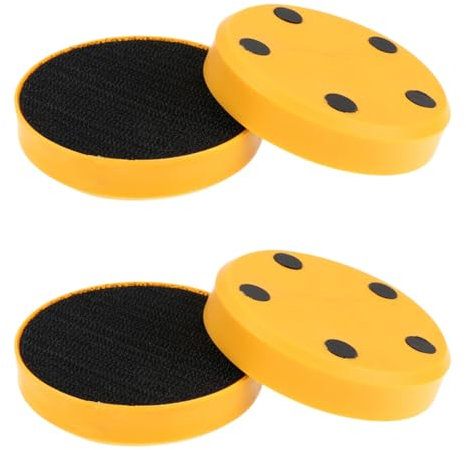 GREOHNMPAW 4 StüCk Schieberegler Block Funken Flammen für Skateboard Longboard Gleiten Handschuhe Palm Puck Handschutz 1