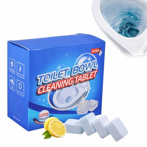 Tablettes Nettoyantes Wc,2025 Nouvelles Tablettes Nettoyantes Ultra-Puissantes Pour Cuvette Wc,DéTartrant Ultra-Puissant,éLimine Rapidement Saleté Mauvaises Odeurs Des Toilettes