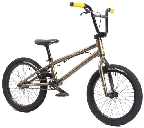 KHEbikes KHE Ravisher LL FC 18 Zoll BMX Bike 2025 – Anthrazit – Freecoaster – 8,8kg – Alu-Rahmen & Rotor – für Park-Street-Pumptrack – Kinder 125–145 cm – Freestyle BMX