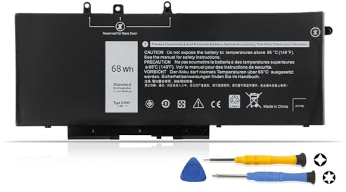 68Wh GJKNX Batería para Dell Latitude 5280 5288 5290 5480 5488 5490 5491 5495 5580 5590 5591 Precision 3520 3530 Mobile Workstation GD1JP DY9NT 5YHR4 FPT1C KCM82 MT31P DV9NT 451-BBZG P60F P72G P27S