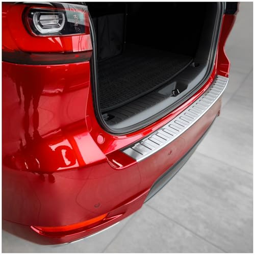 tuning-art Ladekantenschutz passend für Mazda CX-60 1 2022- | Passgenau mit Abkantung Reinigungstuch Montageanleitung Rostfrei vormontiertes Spezialklebeband