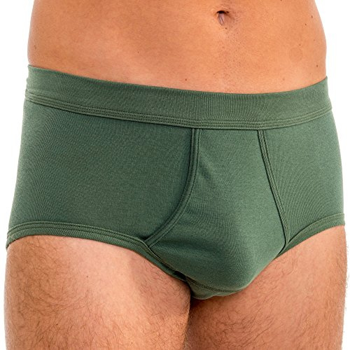 HERMKO 3240 Herren Slip mit Eingriff Unterhose aus 100% Bio-Baumwolle in vielen Farben bis Gr. 14