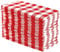 Lot de 12 Serviettes de Table Vichy Rouge-Blanc 100% Coton Teinté en Fil, 18x18 Pouces, Parfaites pour Les Clambakes, Les Fêtes à la Plage, Réutilisables, Douces, Durables, Élégantes, Lavables en.