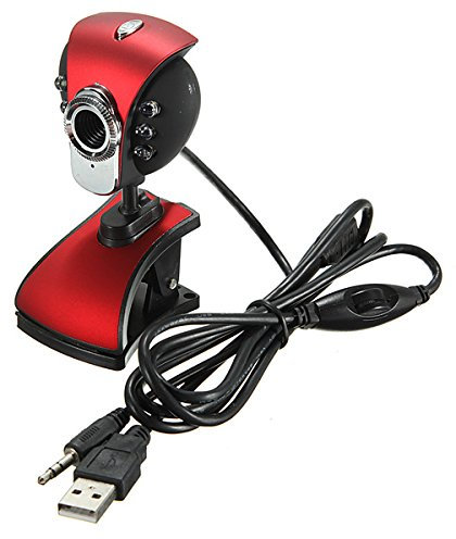 Tutoy USB 50 M 6 LED Night Vision Webcam Caméra Web Cam avec Ordinateur Portable Mic Pc