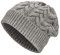 Weiche Damen Alpaka Mütze aus 100% Alpaka Wolle in 6 Farben - Hochwertige Winter Strickmütze/Beanie Wollmütze von HansaFarm, Hellgrau - NFA10, Einheitsgröße