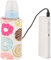 USB Babyflaschenwärmer Tragbare Cartoon Milchflasche Reise Heizungs Abdeckung Isolierungs Thermostat für Zuhause(Donut Pattern)
