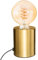 Atmosphera - Lampe socle Saba dorée - métal H11 cm