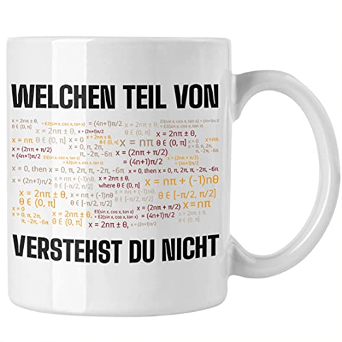 Trendation Mathelehrer Tasse Mathematiker Physik Tassen mit Spruch Lustig Kaffeetasse Physiker Geschenk Mathestudent