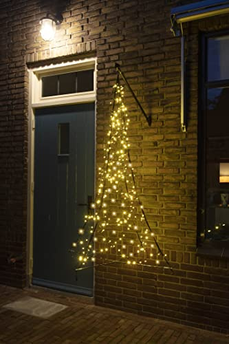Fairybell LED-Hängender Weihnachtsbaum für draußen (150 cm - 240 LEDs, Warmweiss)