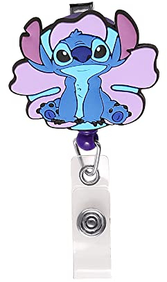 Lilo & Stitch Disney Blue & Purple Badge Reel VL700368L