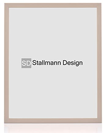 Stallmann Design Bilderrahmen 37,5x98 cm grau Holz mit Acrylglas Rahmen-Breite 20mm Posterrahmen Wechselrahmen