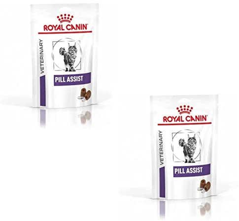 Royal Canin Veterinary Pill Assist CAT | Doppelpack | 2 x 45 g | Ergänzungsfuttermittel für Katzen | Schmackhafte Kroketten für eine einfachere Medikamentenverabreichung