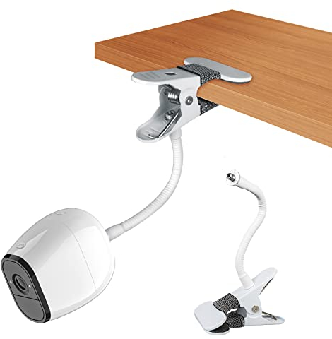 BECEMURU Vielseitig einsetzbare, flexible Twist-Klemmhalterung mit 1/4-Zoll-Schraubanschluss, kompatibel mit Arlo, Wyze, Google Nest Cam Kamera (1 Stück)