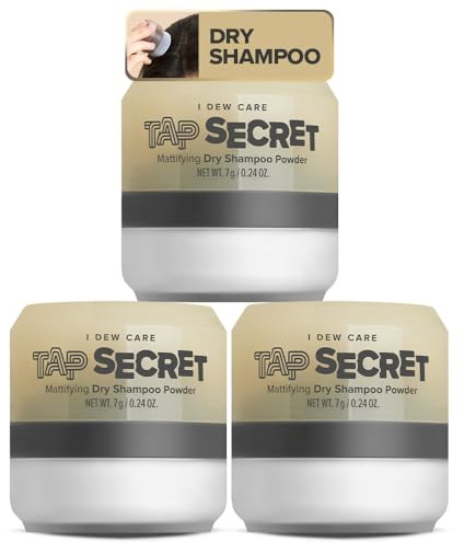 I DEW CARE Tap Secret Mattifying Dry Shampoo Powder Trio Set (0.24 oz, 3EA)
