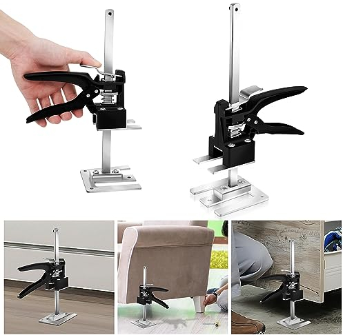 Ansobea 2 Stück Arm Handwerkzeugheber,Multifunktions Keramikfliesen Höhenregler,Maximale Tragfähigkeit 240 kg, Arbeitssparender Arm Board Lifter, Handheld Jack Tool für Keramikfliesen HöHenverstellung
