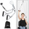 Schultertrainer Pulley für die Physiotherapie zu Hause,Schulter Physiotherapie Seilzug für Rehabilitation,Pulleysystem über der Tür für Arm-Reha-Übungen(Grau)