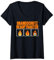Damen Brandschutz Beauftragter Feuerschutz Ausbildung Brandschutz T-Shirt mit V-Ausschnitt