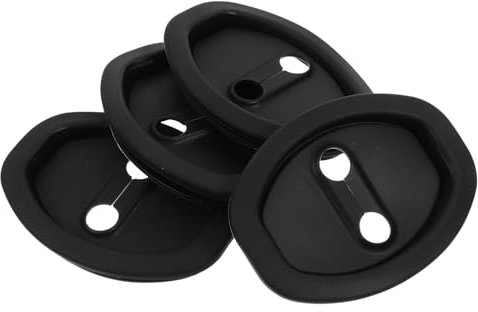 Gatuida Car Door Lock Latches Covers Protector Set of 4 Soft Silicone Universal Door Latch Guard for Car Door Lock Buckles