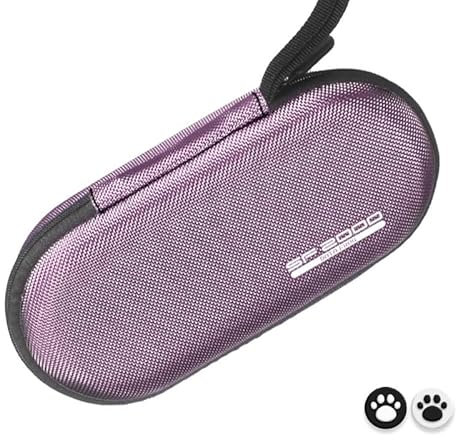 Carrying Case for SF2000 Game Console Storage Bag, Anti-collision Anti-drop Dustproof Portable Game Console Accessories Travel Storage Case (Purple + Rocker Cap)