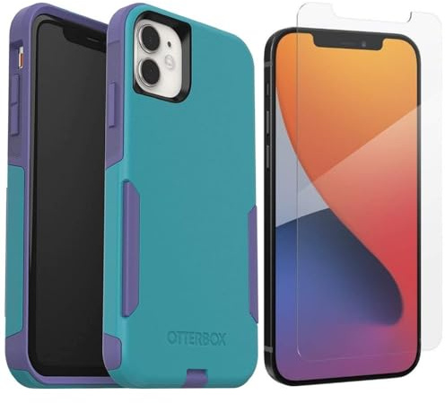 OtterBox iPhone 11 (Only) - Commuter Series Case - Cosmic Ray - with Screen Protector - Slim & Tough - Pocket-Friendly - with Port Protection - Non-Retail Packaging